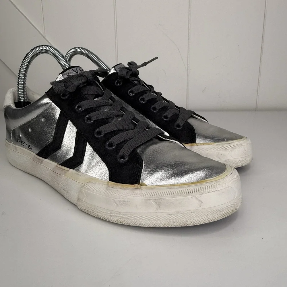 Vintage‎ Havana Silver Black Sneakers Women Size 7